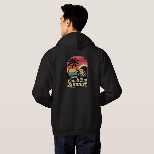 Surf's Up Sunset Hoodie (Back Full)