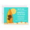 Surf's Up Surfboard Swimming Birthday Invitation