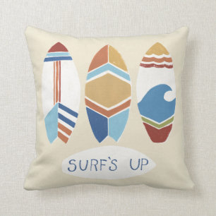 Surf's Up! Surfboards Cushion