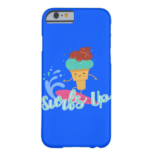 Surfs Up Surfing Summer Ice Cream Cute Fun Barely There iPhone 6 Case