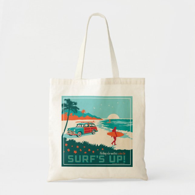 Surf's Up Tote Bag (Front)