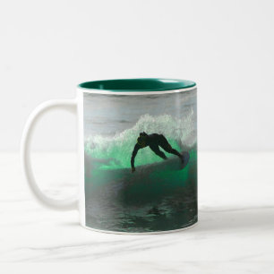 Surf's up! Two-Tone coffee mug