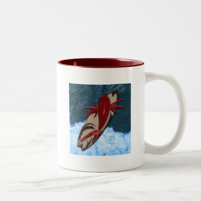 Surf's Up Two-Tone Coffee Mug (Right)