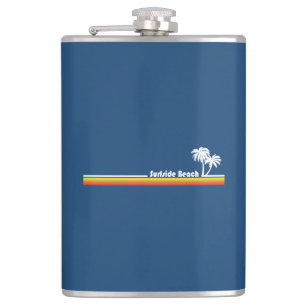Surfside Beach South Carolina Hip Flask