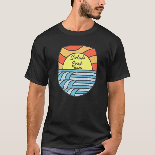 Surfside Beach Texas Tx Atlantic Sunrise Vacation  T-Shirt (Front)