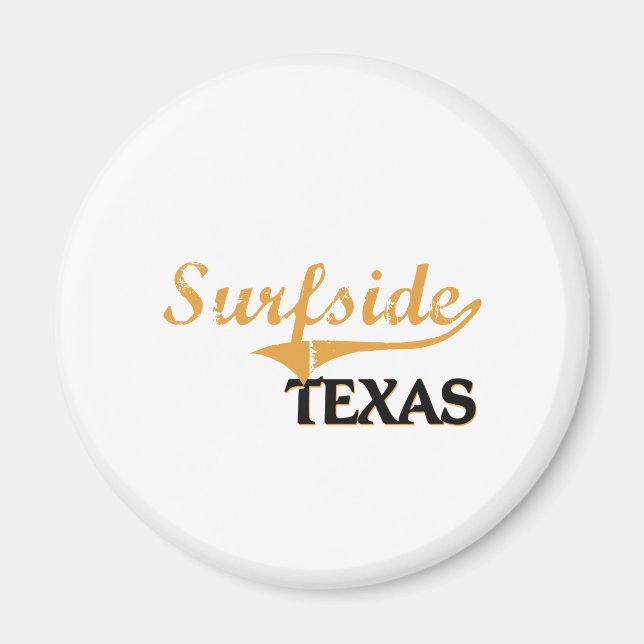 Surfside Texas Classic Magnet (Front)