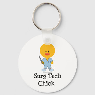Surg Tech Chick Keychain