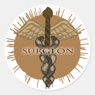 Surgeon Caduceus  sticker