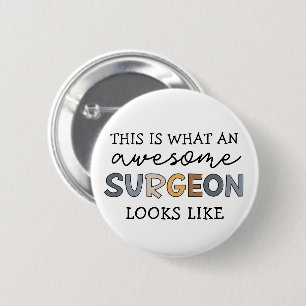 Surgeon Funny Awesome Surgeon 6 Cm Round Badge