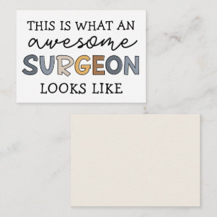 Surgeon Funny Awesome Surgeon Appreciation Card