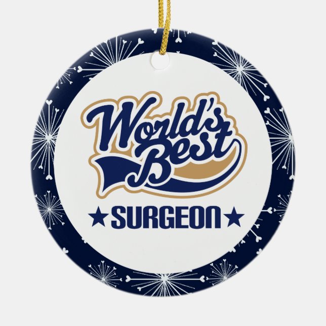 Surgeon Gift Ornament (Front)