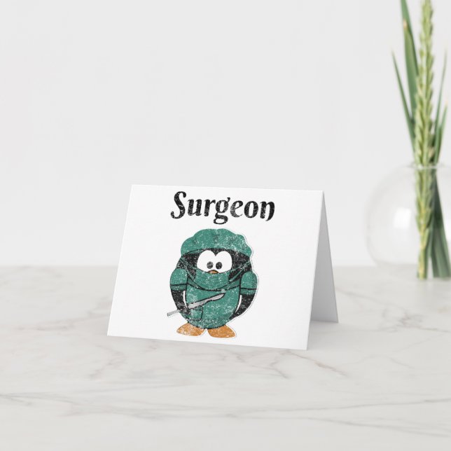 Surgeon   holiday card (Front)
