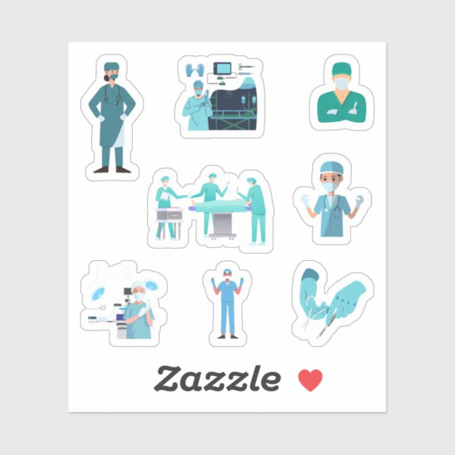 Surgeon Stickers (Sheet)