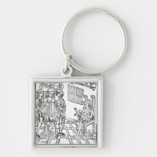 Surgeon visits a man with arrow wounds, from 'Das Key Ring