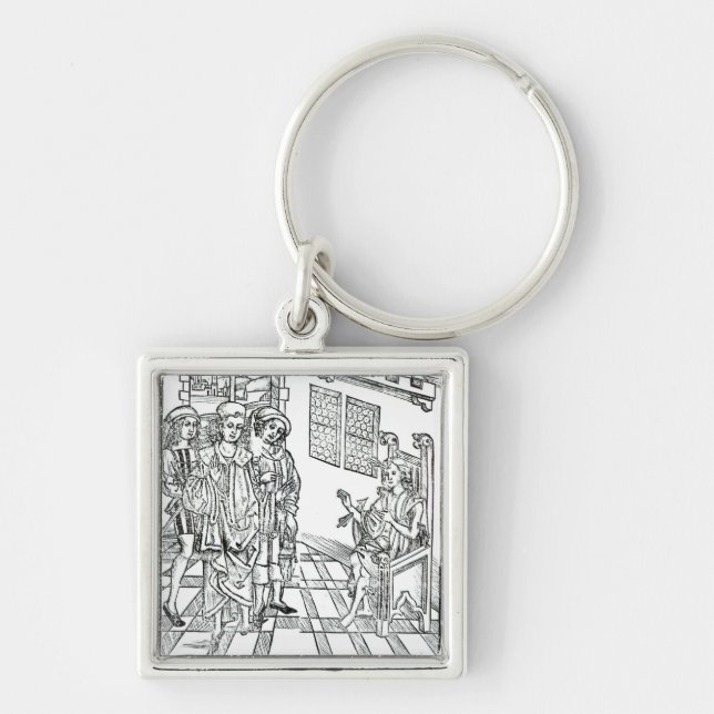 Surgeon visits a man with arrow wounds, from 'Das Key Ring (Front)