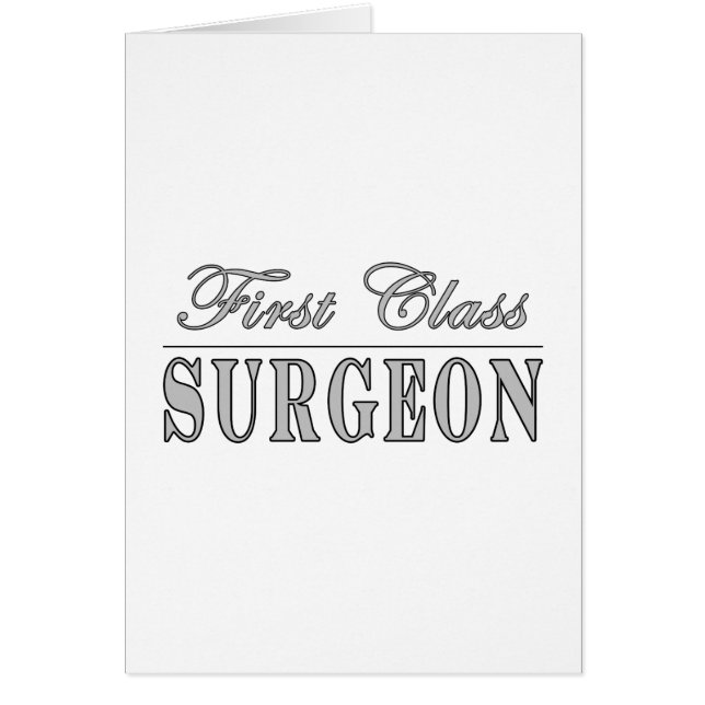 Surgeons Surgery First Class Surgeon (Front)