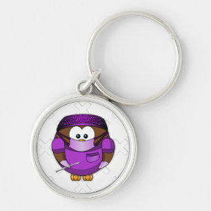 surgeowl girl - key ring