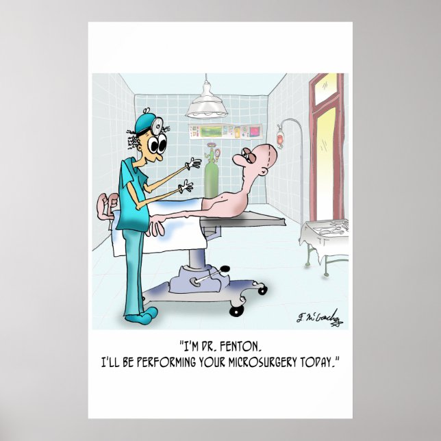 Surgery Cartoon 9369 Poster (Front)