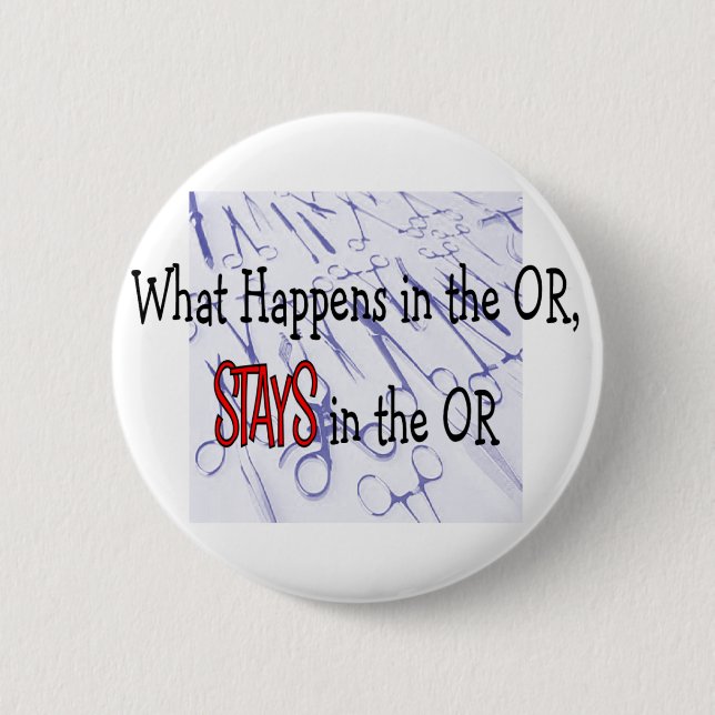 Surgery Professionals Gifts 6 Cm Round Badge (Front)