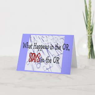 Surgery Professionals Gifts Card