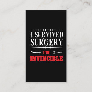 Surgery Recovery Gifts for Men Women Knee Shoulder Business Card