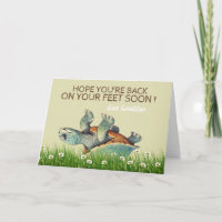 surgery support- back on feet - Get well soon