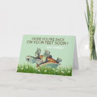 surgery support- back on feet - Get well soon