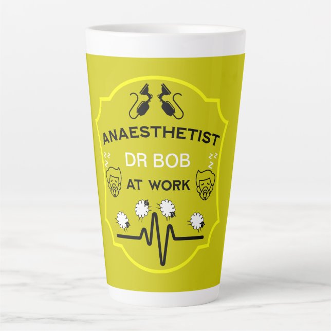  Surgical  Anaesthetist Latte Mug (Front)