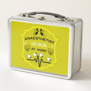 Surgical Anaesthetist Metal Lunch Box