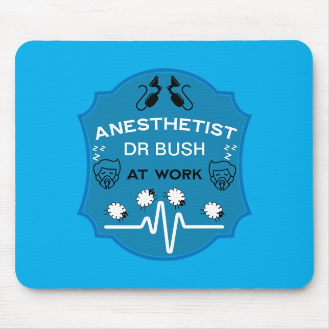  Surgical  Anaesthetist Mouse Pad (Front)