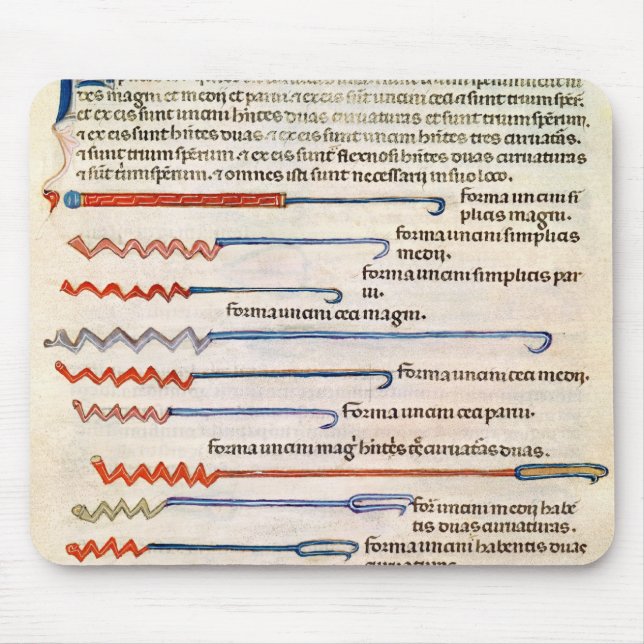 Surgical instruments from a treatise mouse pad (Front)