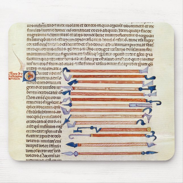 Surgical instruments from a treatise mouse pad (Front)
