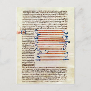 Surgical instruments from a treatise postcard