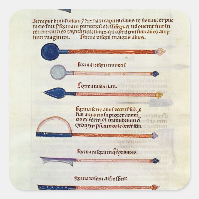 Surgical instruments from a treatise square sticker (Front)
