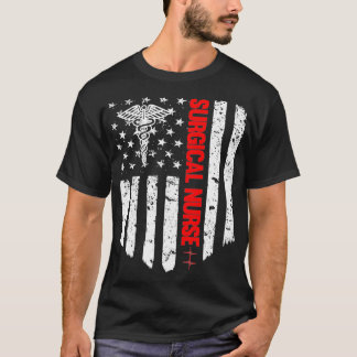 Surgical Nurse American Flag RN Registered Nurse G T-Shirt