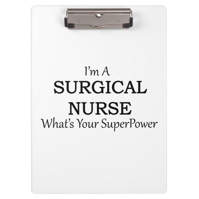 SURGICAL NURSE CLIPBOARD (Front)