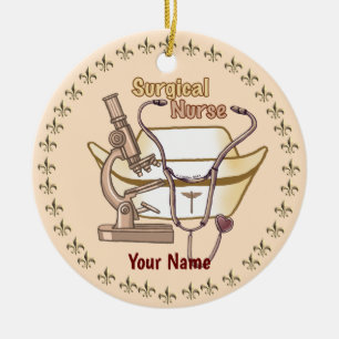 Surgical Nurse Collage  ornament 