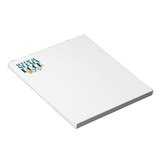 Surgical Nurses Rock Notepad (Angled)
