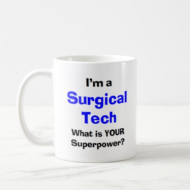 surgical tech coffee mug (Left)