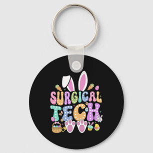 Surgical Tech Happy Easter Day Bunny Surg Technici Key Ring