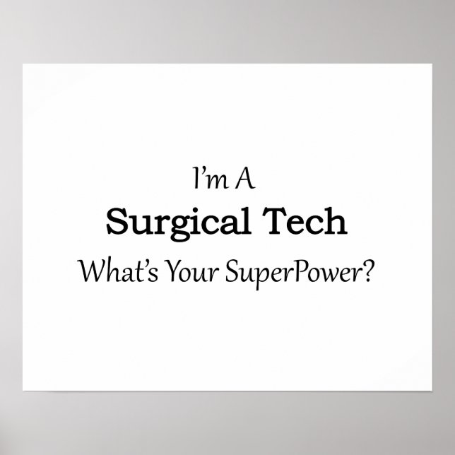 Surgical Tech Poster (Front)