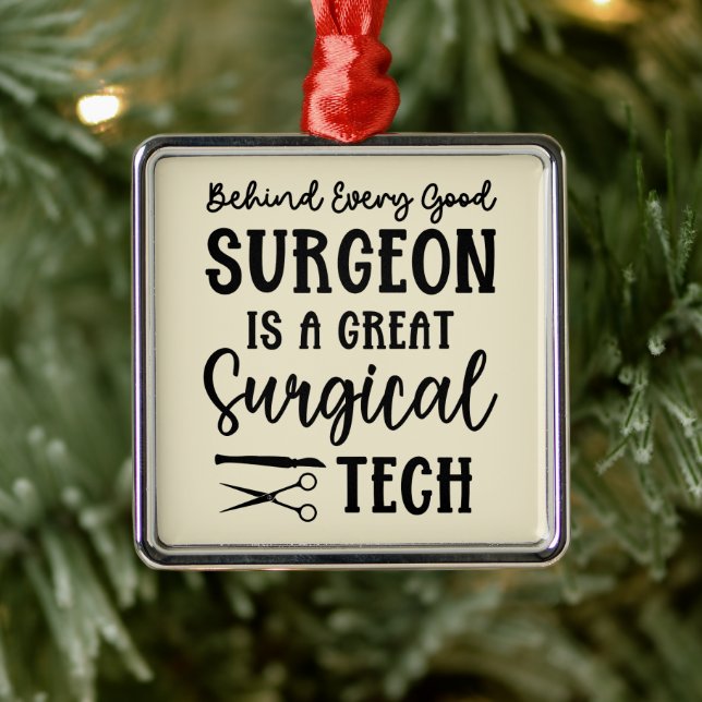 Surgical Tech | Surgical Technologist Appreciation Metal Ornament (Tree)