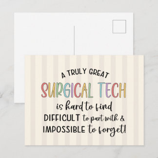 Surgical Tech | Surgical Technologist OR Tech Postcard
