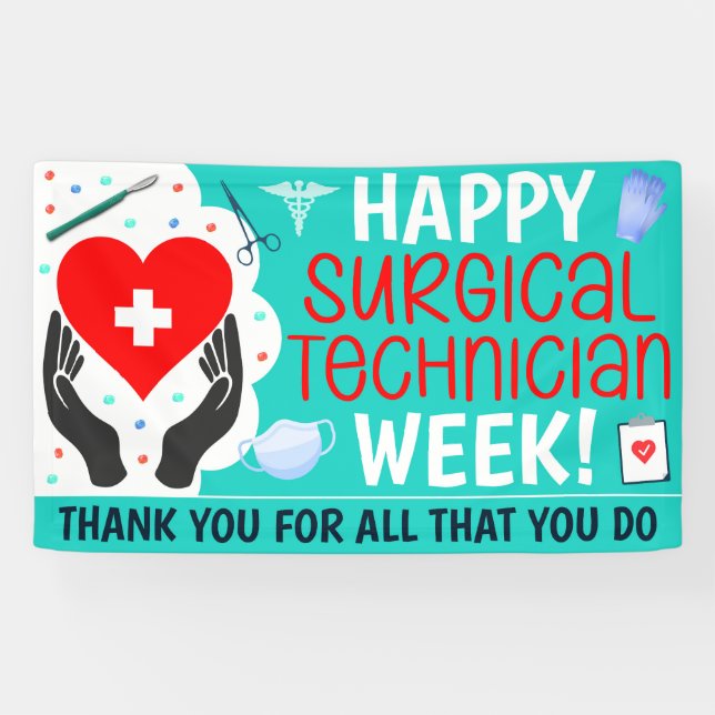 Surgical Technician Appreciation Week Banner (Horizontal)