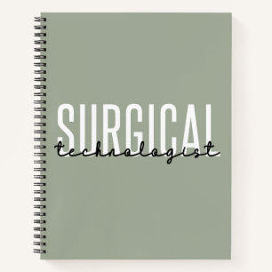 Surgical Technologist Med Surg Tech Surgery Tech Notebook