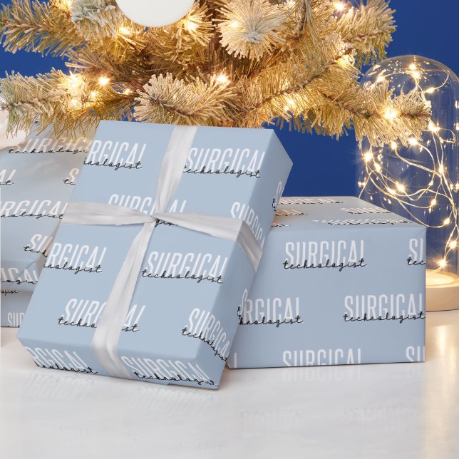 Surgical Technologist Med Surg Tech  Wrapping Paper (Holidays)