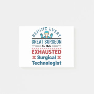Surgical Technologist Surgical Tech Funny Saying Post-it Notes