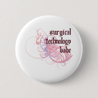 Surgical Technology Babe 6 Cm Round Badge