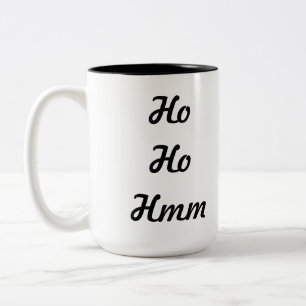 Suri with Santa Hat Two-Tone Coffee Mug