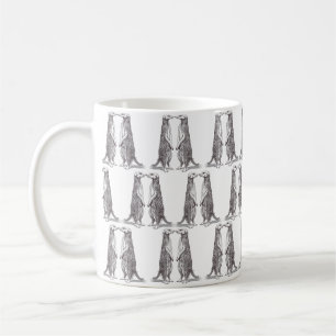 SURICATA. MEERKAT. - PATTERN COFFEE MUG